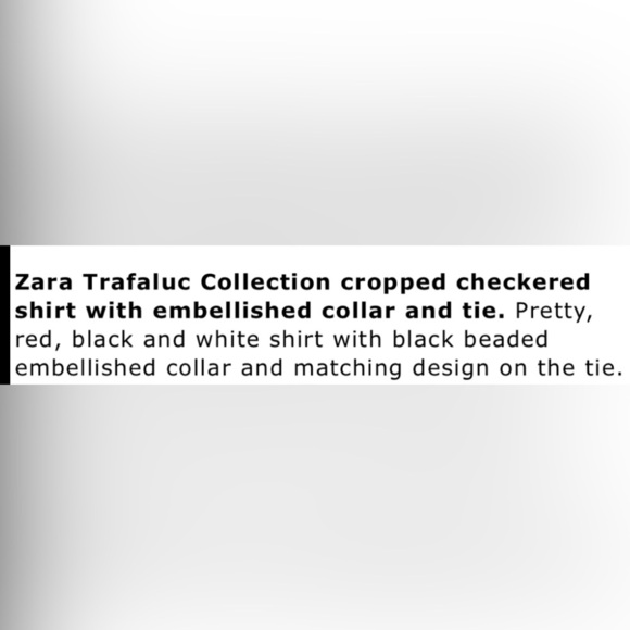 Zara shirt,womenS,checkered,plaid,boxy,bow,,beaded,rodeo
Country concert! - Picture 15 of 16